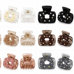 Big size colorful luxury clips