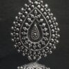 Oxidized Silver Traditional Jhumka Earrings for Women - AVER12