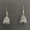 Oxidized Silver Traditional Jhumka Earrings for Women - AVER16