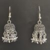 Oxidized Silver Traditional Jhumka Earrings for Women - AVER18
