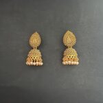 Traditional Gold-Plated Multi-Color Stone Studded Jhumka - AVER22