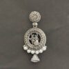 Oxidized Silver Traditional Jhumka Earrings for Women AVER27