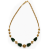 Gold-Plated Antique Beads Necklace - AVN11